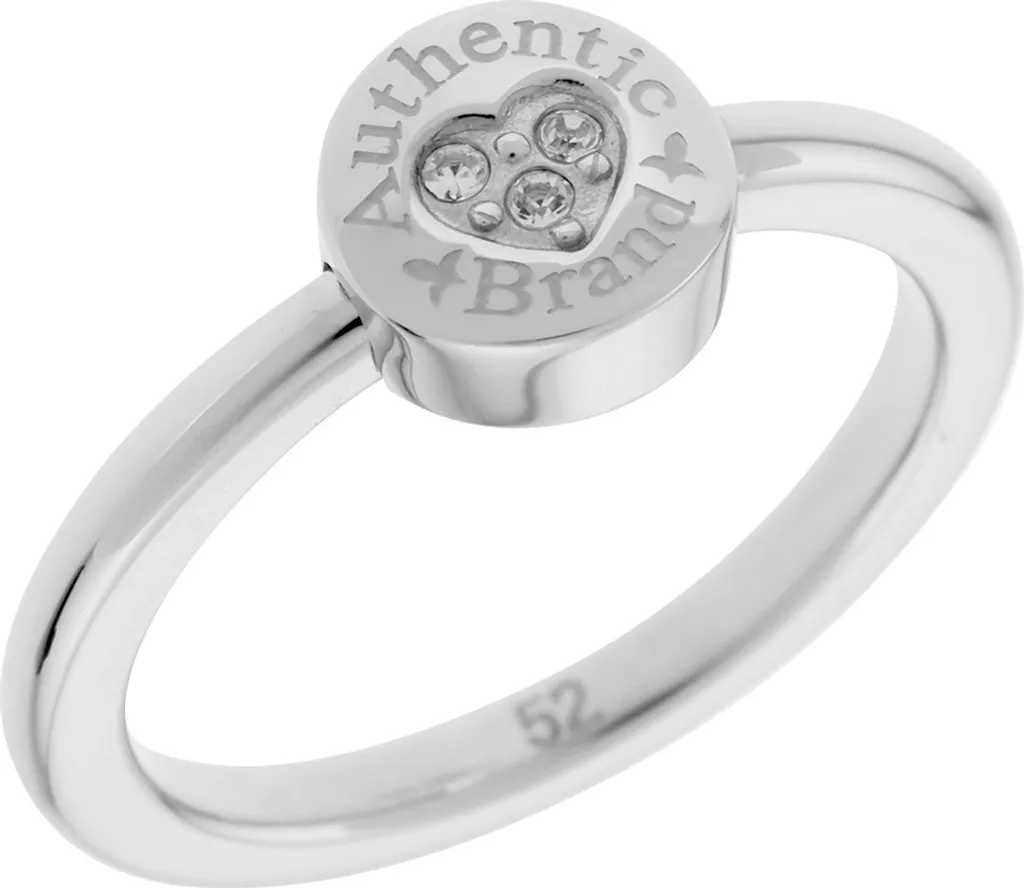 Guess USR81003-56R: Anello Donna Elegante con Cristalli Luminosi