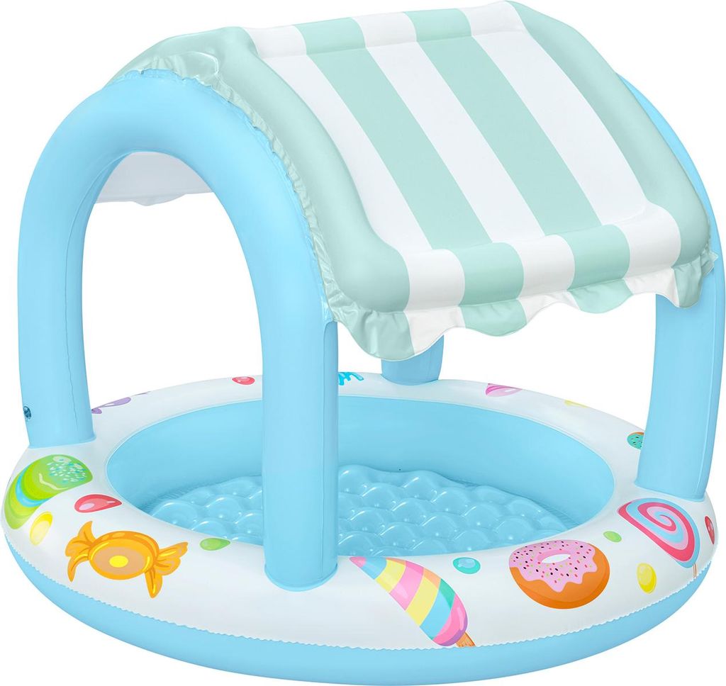 Bestway® Planschbecken Sweet Shope™ mit Sonnenschutzdach Produktbild 