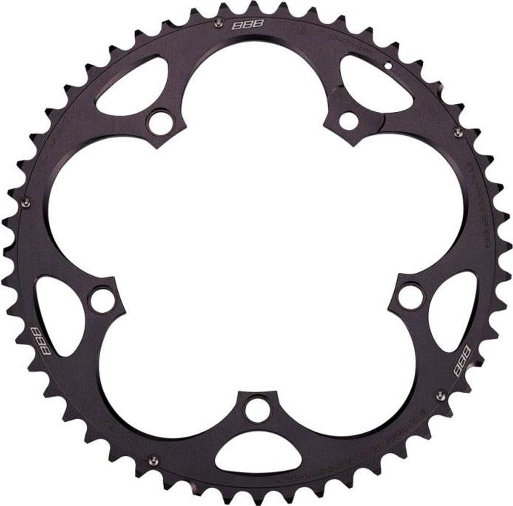 BBB Cycling Kettenblatt RoadGear 52T/135mm 11sp. 52 Zähne anthrazit - effizie...