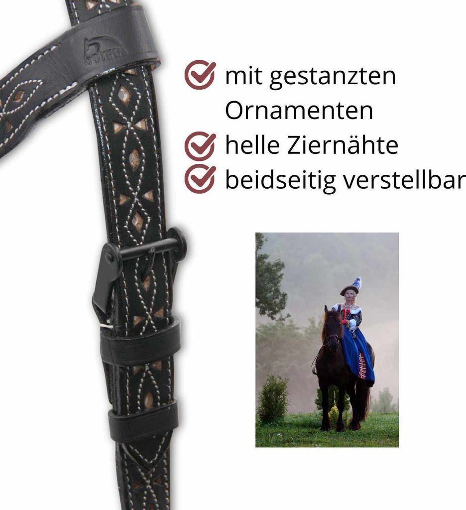AMKA Spanische Trense Trensenzaum Rephukara Design Produktbild 3