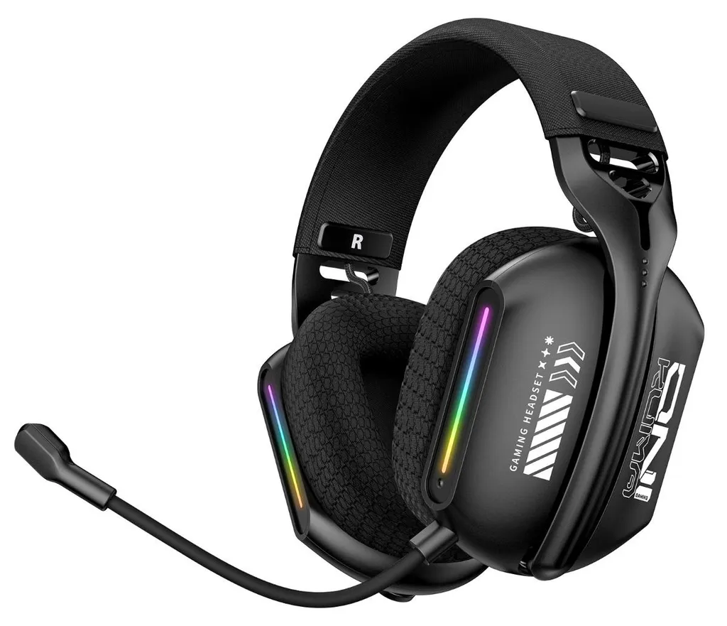 Casque gaming Bluetooth 5.3 GT808 autonomie 60h et réduction ANC - 12