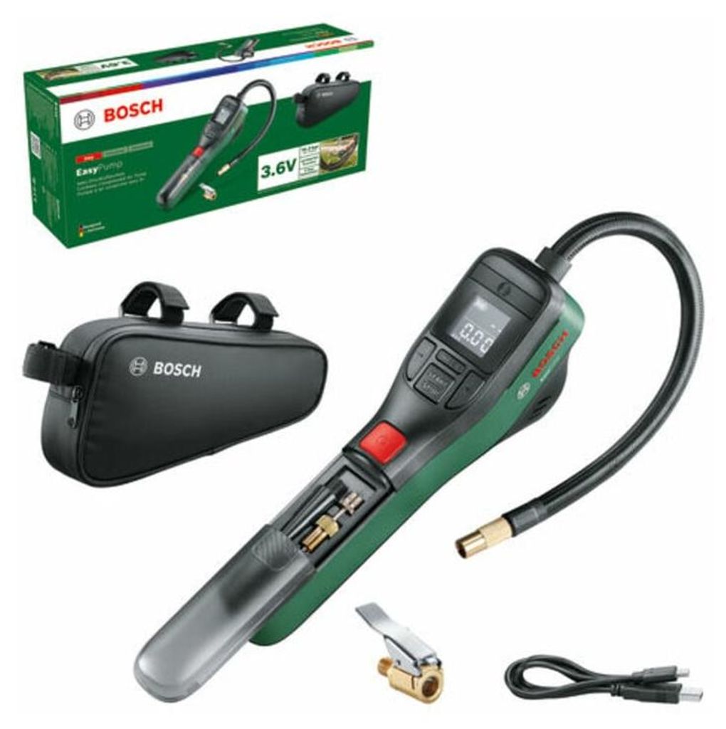 Pompe à air comprimé 3.6V EasyPump + accessoires - BOSCH Image du produit 
