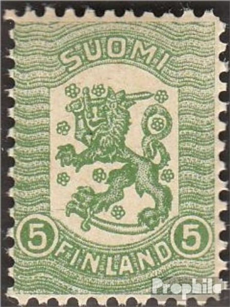 Briefmarken Finnland 1918 Mi 95 postfrisch Freimarken Waasa