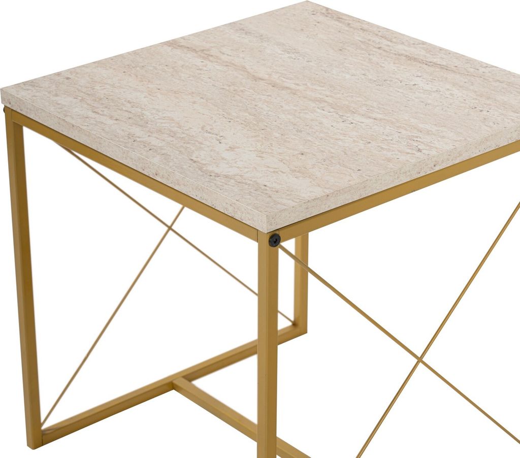 Skye Decor, Defne - Or, Travertine, Tables basses, Image du produit 
