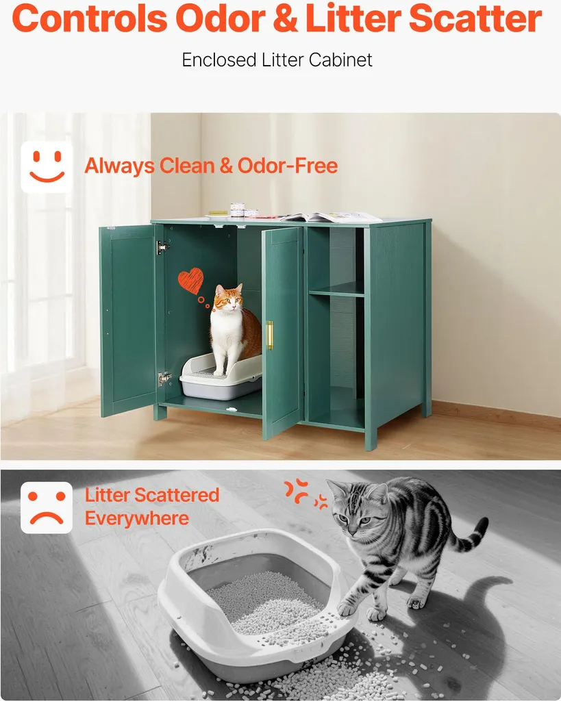 Cache Litière pour Chat Compatible avec Bacs Intelligents et Connectés - 2
