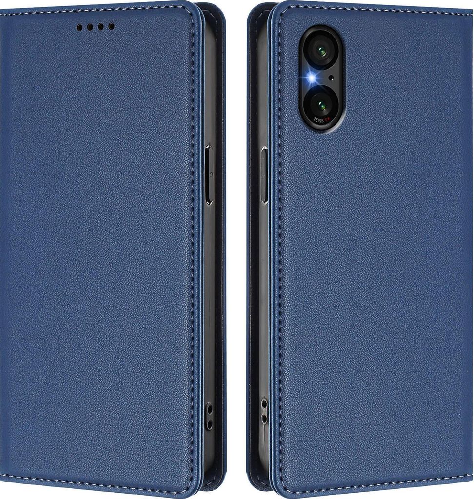 Etui en cuir pour Sony Xperia 5 V, étui magnétique en Image du produit 