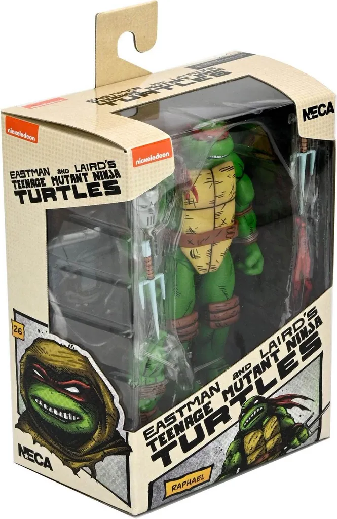 Figurine de Collection Raphaël TMNT 18 cm Style Mirage Comics Retro - 4