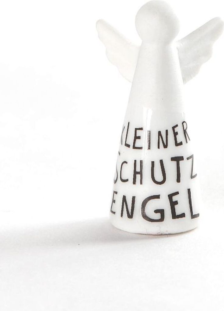Porzellan Minischutzengel "kleiner Schutzengel"