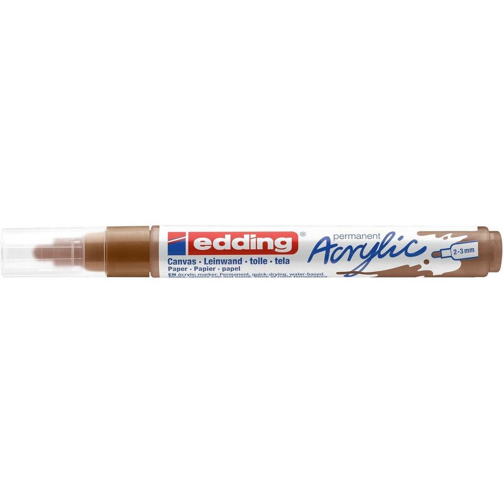 Edding 5100 Acrylmarker Medium, Braun, Braun, Medium, 2 mm, Produktbild 