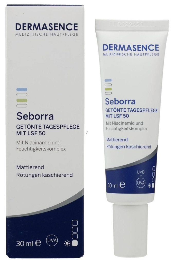 DERMASENCE Seborra Getönte Tagespflege mit LSF 50 30 ml PZN 18760792