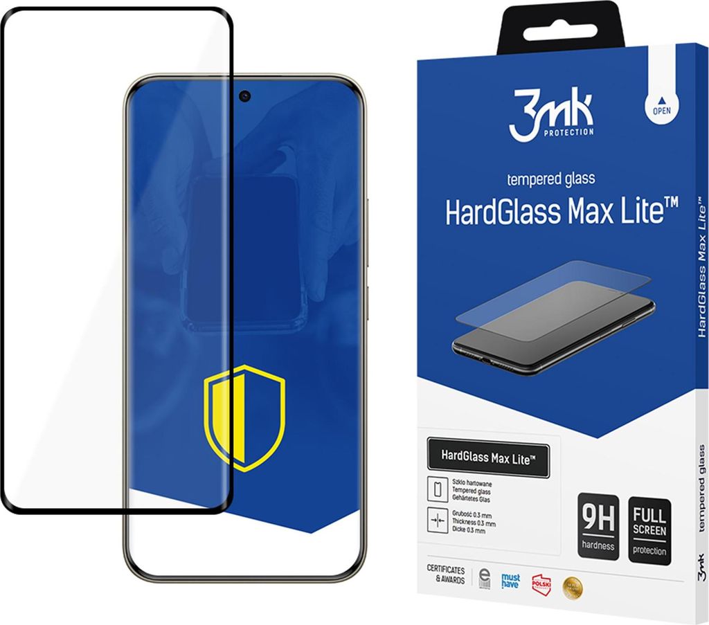 Redmi Note 15 Pro+ - 3Mk Hardglass Max Lite Black Zdjęcie produktu 