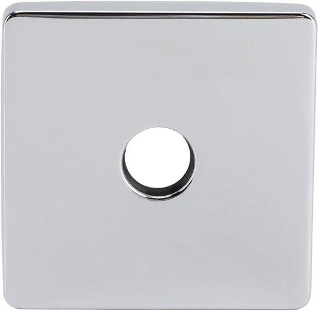 Masquez les trous de carrelage de douche avec cette rosace inox XL