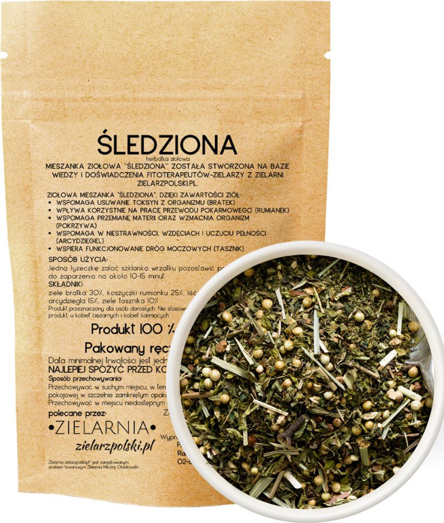 Milz - Kräutertee 100g HERBSTER Produktbild 