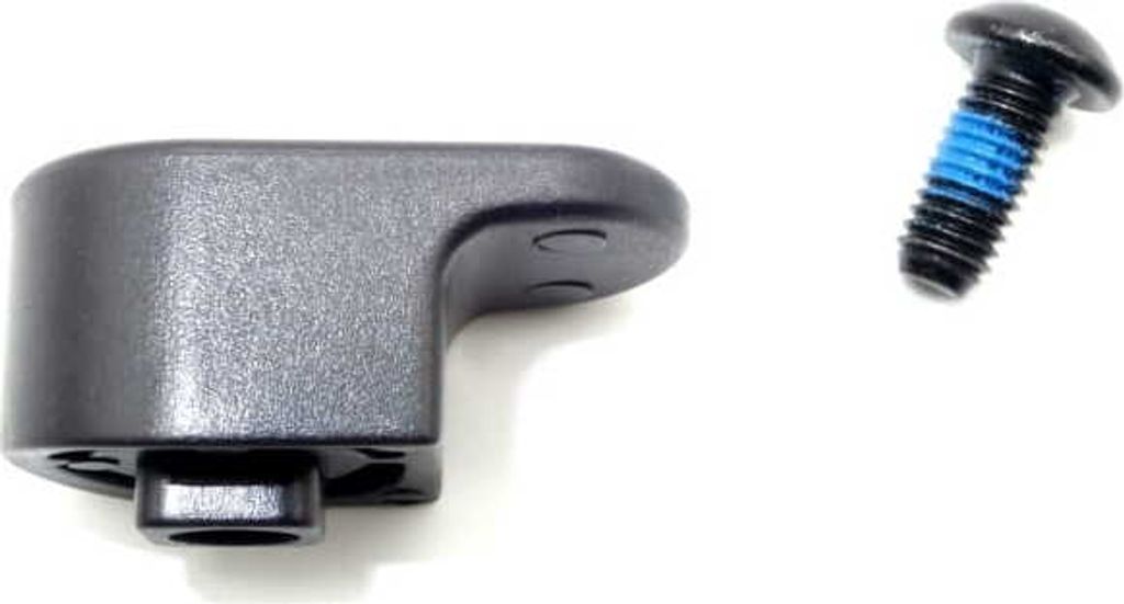 Haken / Befestigung für Kotflügel hinten für Ninebot Max G30 / Motus Scooty 10 / Frugal Power Elektroroller - Farbe Schwarz (sehr dunkelgrau)