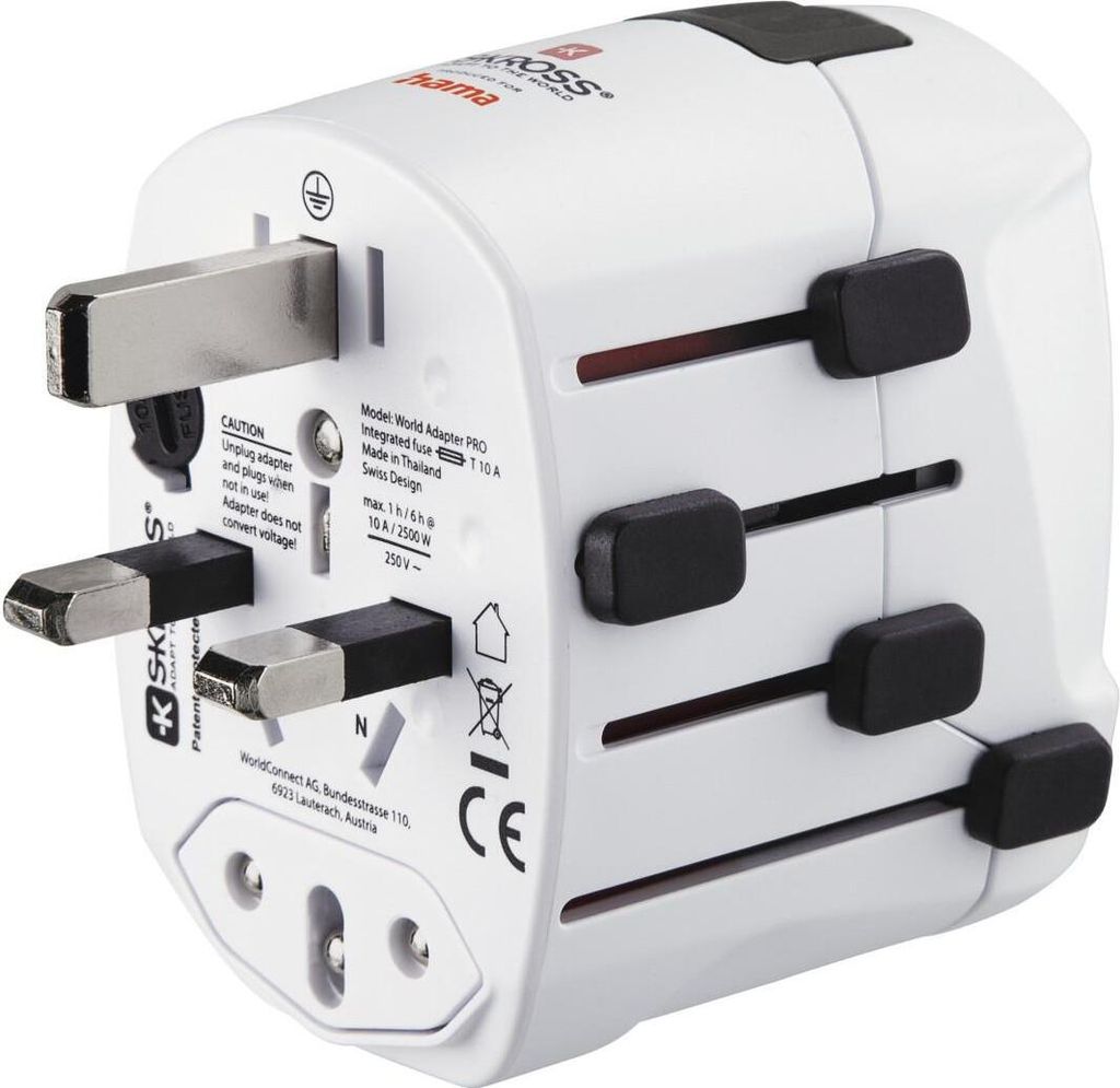 Weltreiseadapter "World Travel Pro", 3-polig (00223471) Produktbild 6