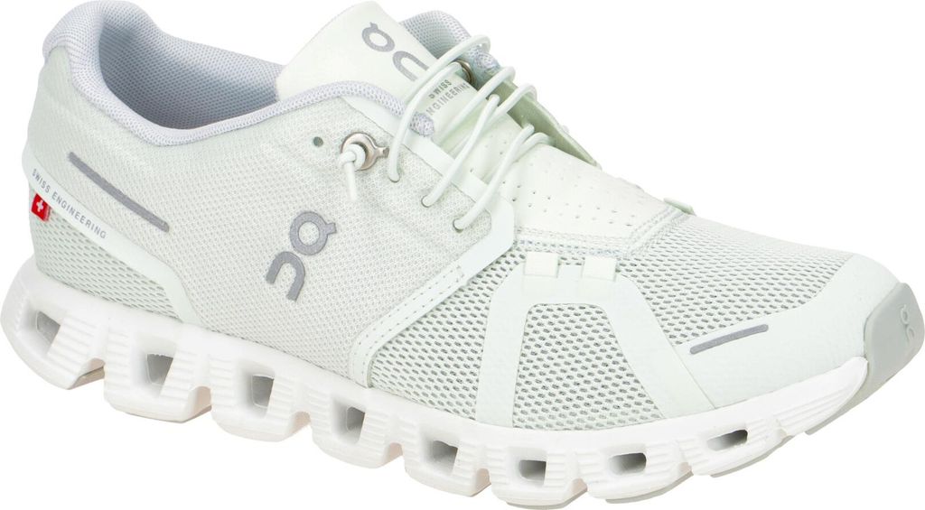 ON CLOUD 5 Damenschuhe - Sportschuhe weiß Freizeit NEU Produktbild 