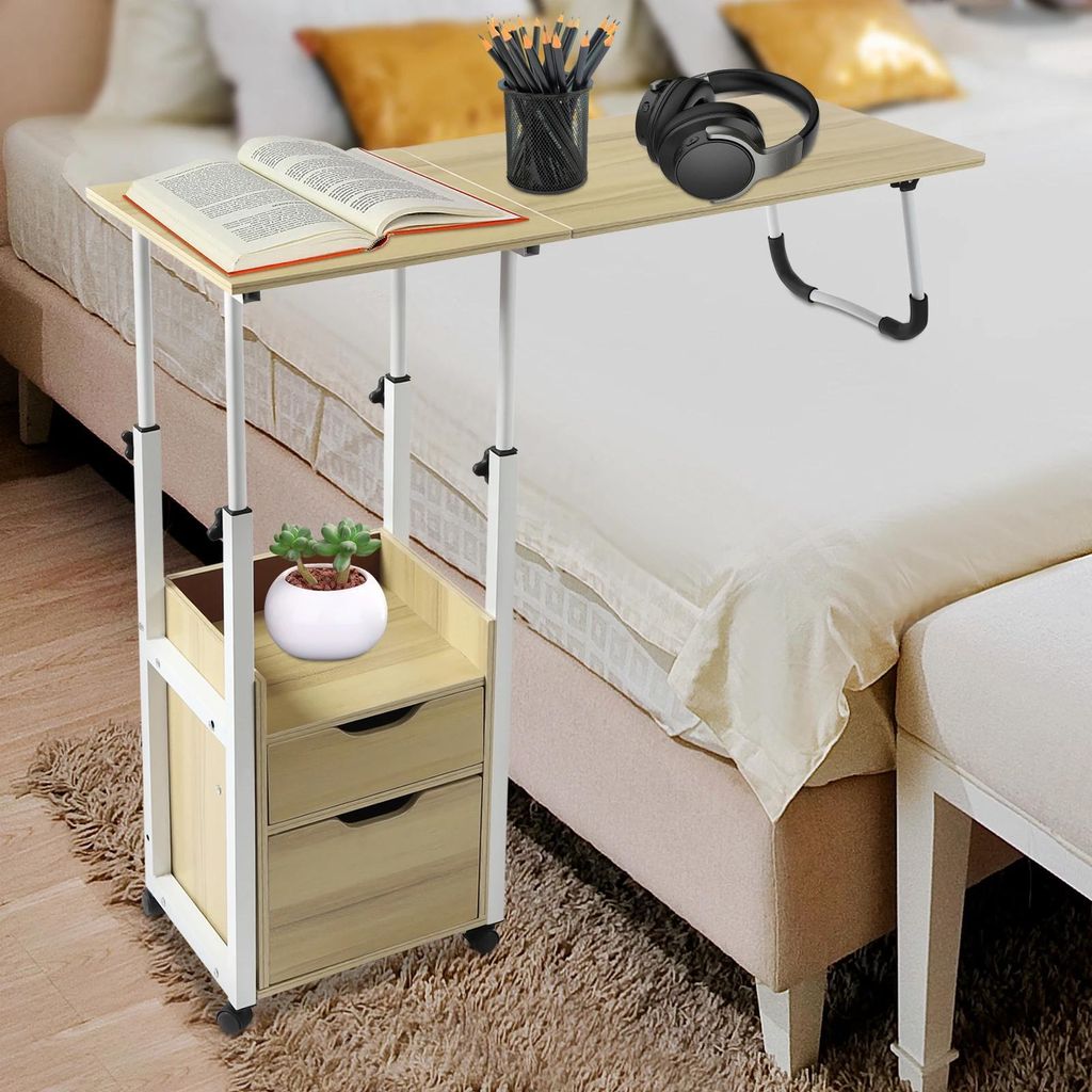 Laptoptisch - Rollbarer klappbarer Betttisch - Produktbild 