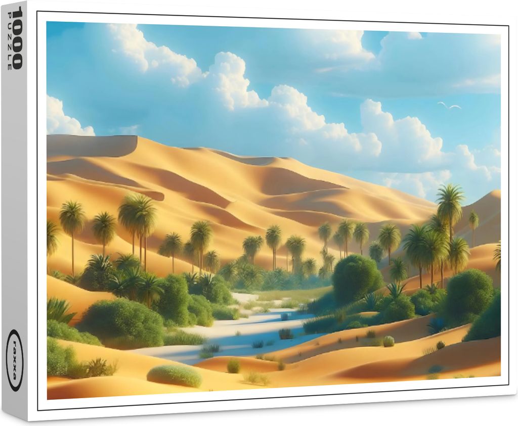 raxxa Premium-Puzzle "Sandparadies", 1000 Teile Produktbild 