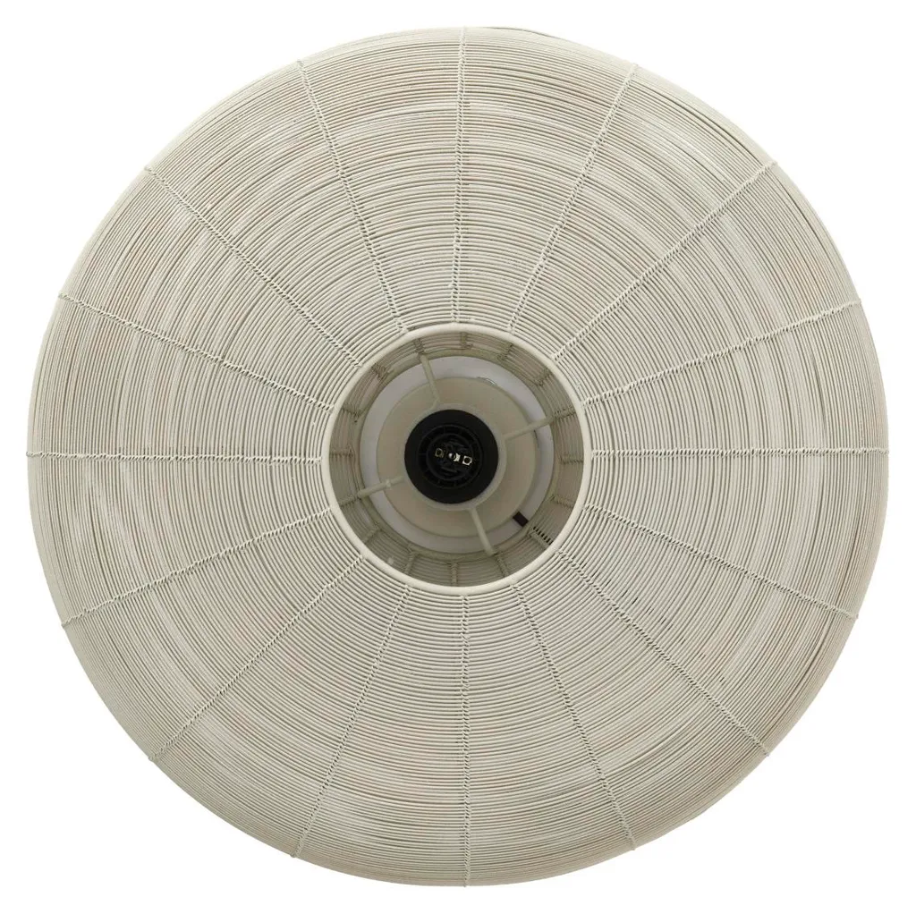 Luminaire mural design Bahoto beige en métal, applique E27 pour salon