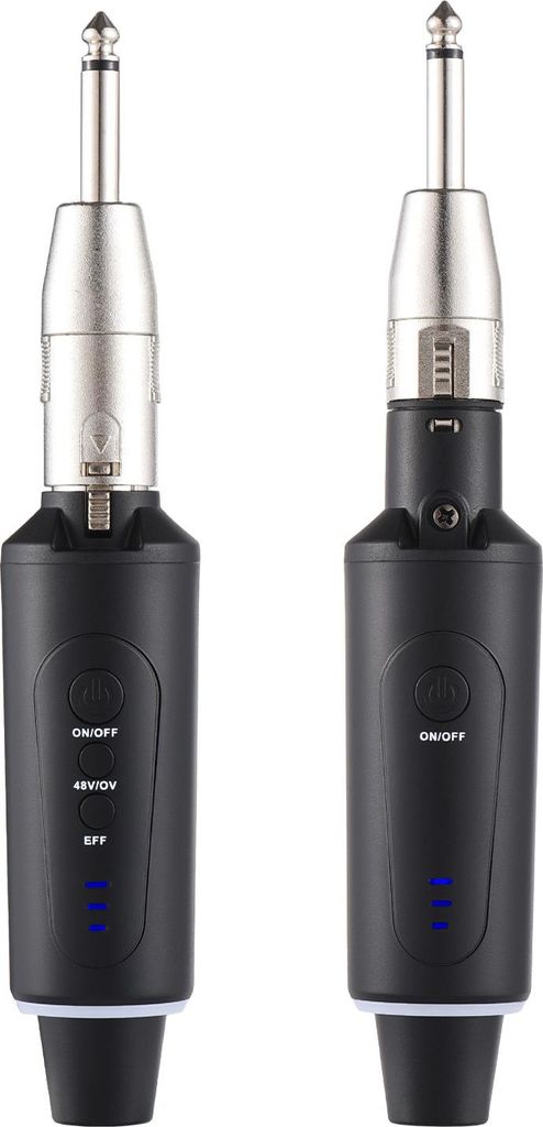 Mikrofon Wireless Xlr Sender und Empfänger 48V UHF Wireless Mic System für Audio Mixer E-Gitarre Bass Wiederaufladbare drahtlose dynamische Mikro...