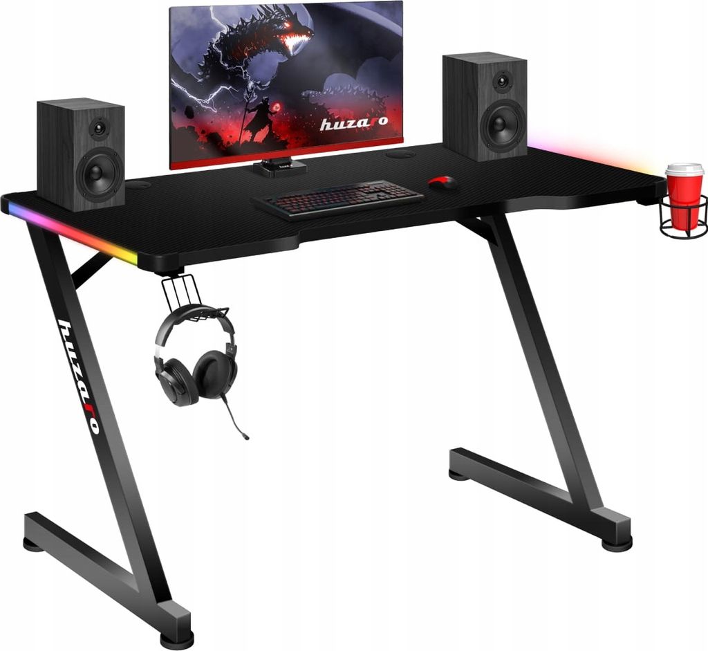 Gaming desk Huzaro Hero 2.5 RGB LED Image du produit 
