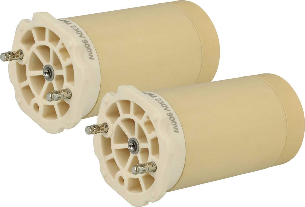 vhbw 2x Heizelement kompatibel mit Leister FUSION 1 Heißluftschweißpistole - 900 W, Keramik Heizkern, 4,45 x 4,8 cm