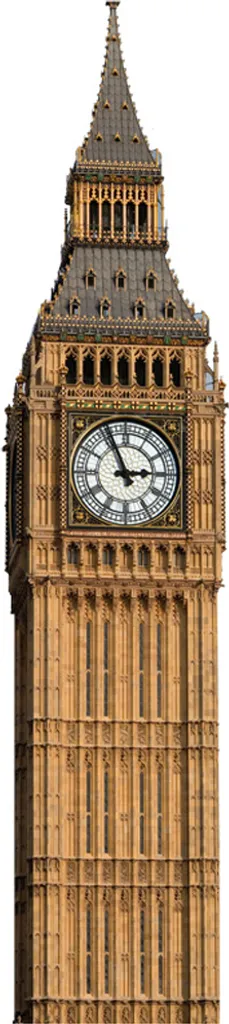 Figurine Big Ben Londres en carton - Monument Angleterre de 185 cm