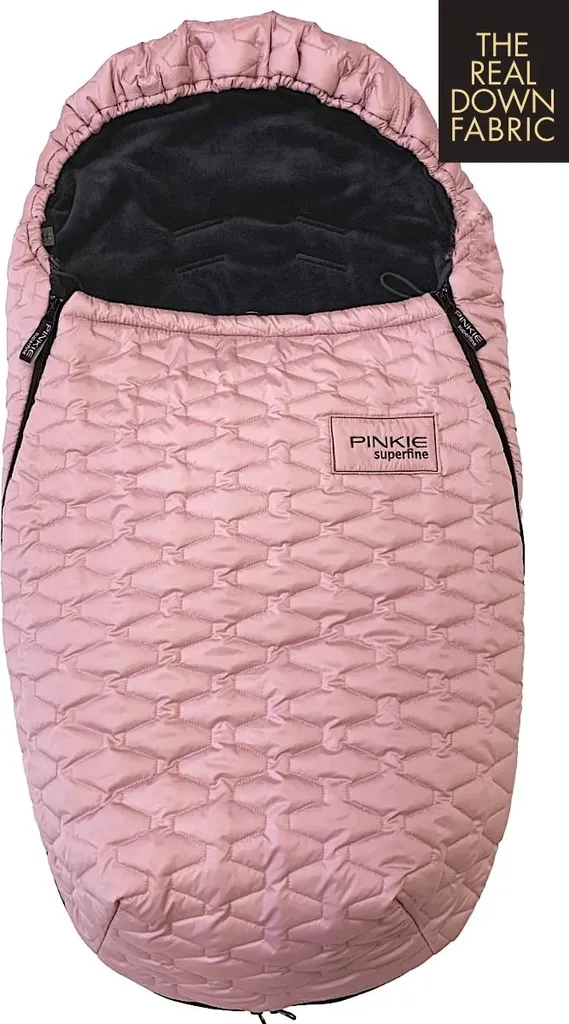Chancelière d'hiver en duvet Superfine Light Pink pour poussette cosy