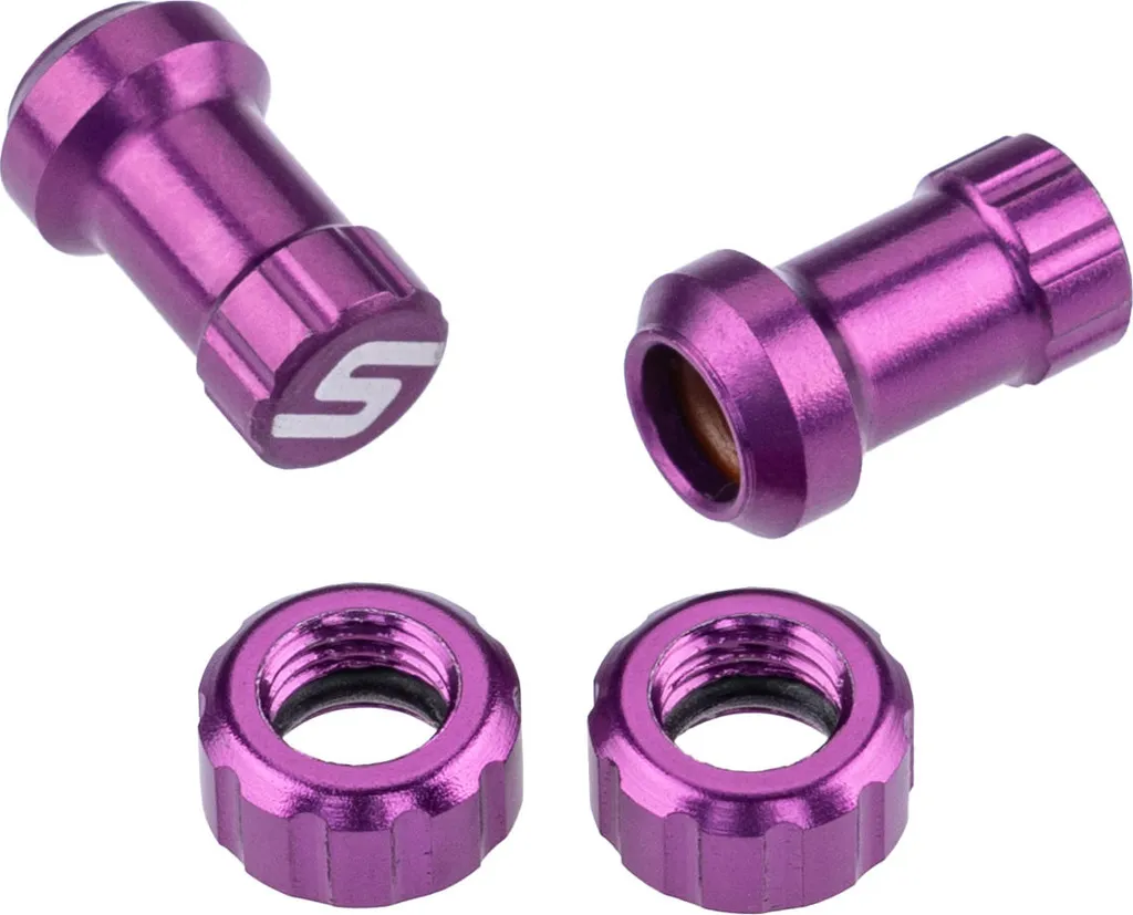 Valves Tubeless Purple Stans No Tubes - Bouchons Aluminium Anodisé VTT