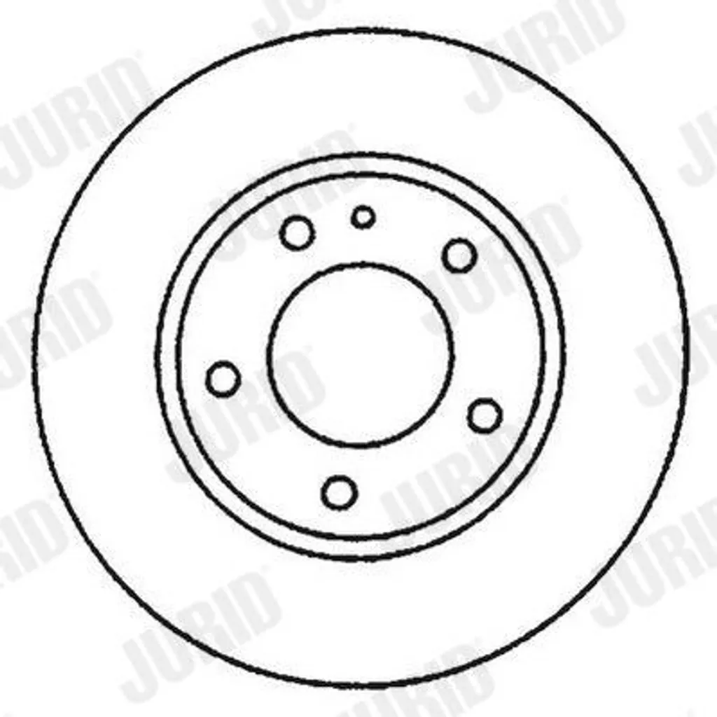 Disque de Frein Mercedes Classe A W168 JURID 562049JC Lot de 2 Pièces