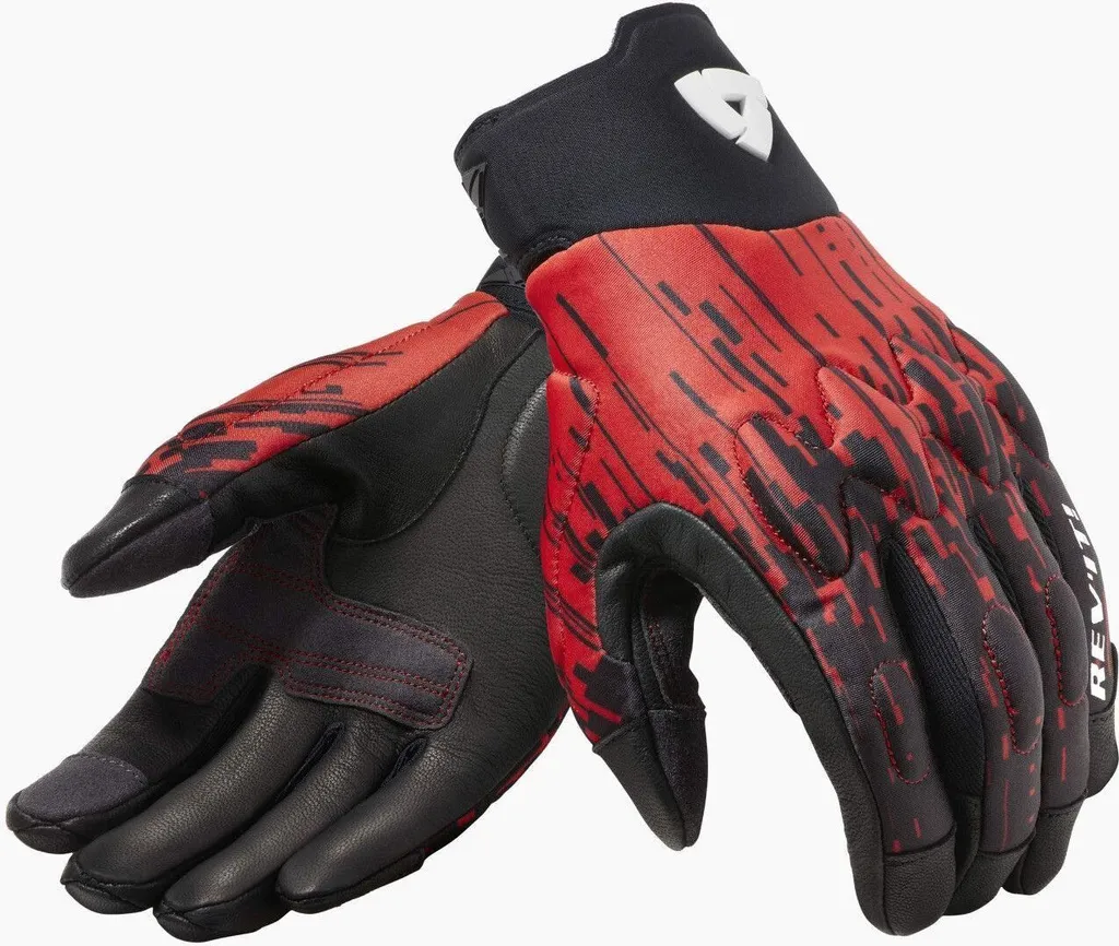 Gants moto Revit Spectrum noir et rouge en taille 3XL : confort et style