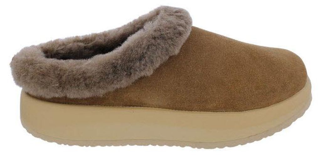 Joya Clog Riga Brown II JY143A, Velourleder, Warmfutter, Produktbild 