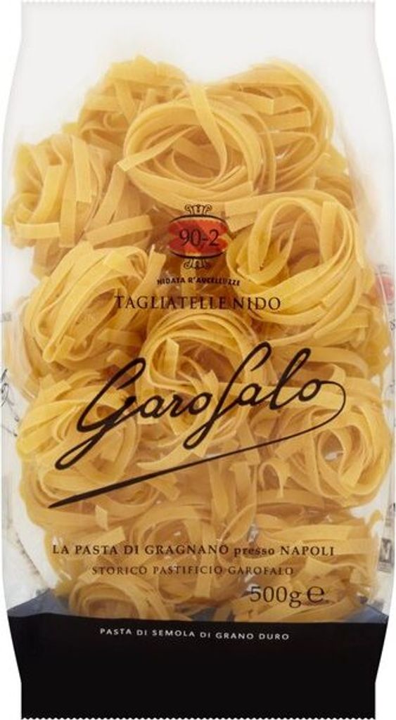 Garofalo Tagliatelle Nido IGP 500g - Original Pasta di Gragnano aus Hartweizengrieß - Italienische Bandnudeln in Nestern - Bronze Gezogen - Kochfest