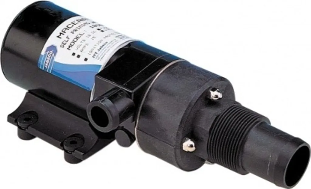 Éliminez les blocages avec la pompe broyeuse Jabsco 12V pour WC marins