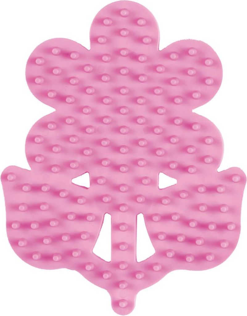 Hama Bügelperlen Midi - Stiftplatte Blume klein pink