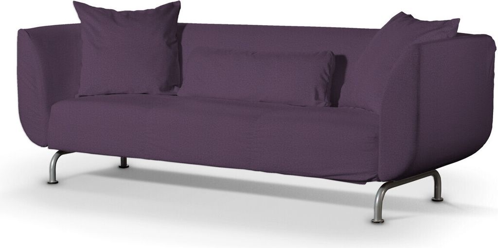 Dekoria Bezug für Strömstad 3-Sitzer Sofa, violett, Bezug für Sofa Stromstad 3-sitzer