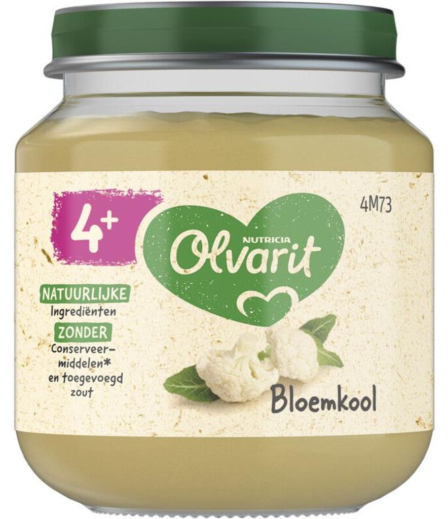 Olvarit Bloemkool Babybrei 125g – Nährstoffreicher Produktbild 
