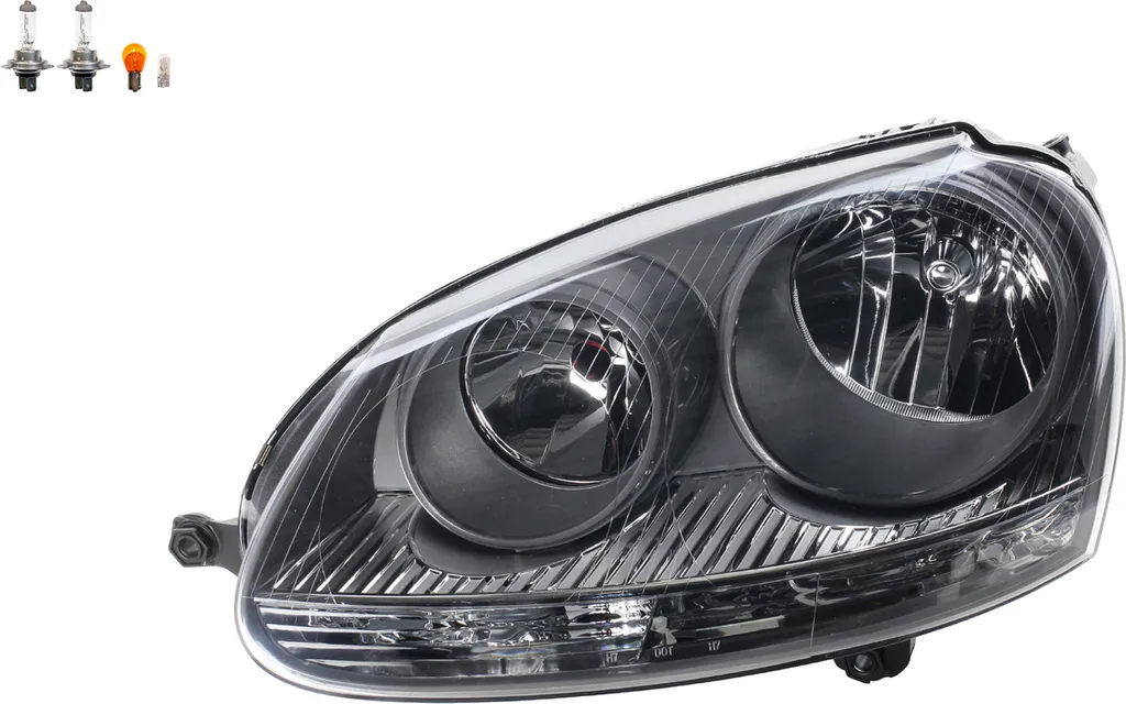 Johns, Fari alogeni adatti per VW Golf V 1K 5M 10/03- 05/09 Lampadina sinistra 1K6941005C 1K6941005D 1K6941005M 1K6941005A 1K6941029C