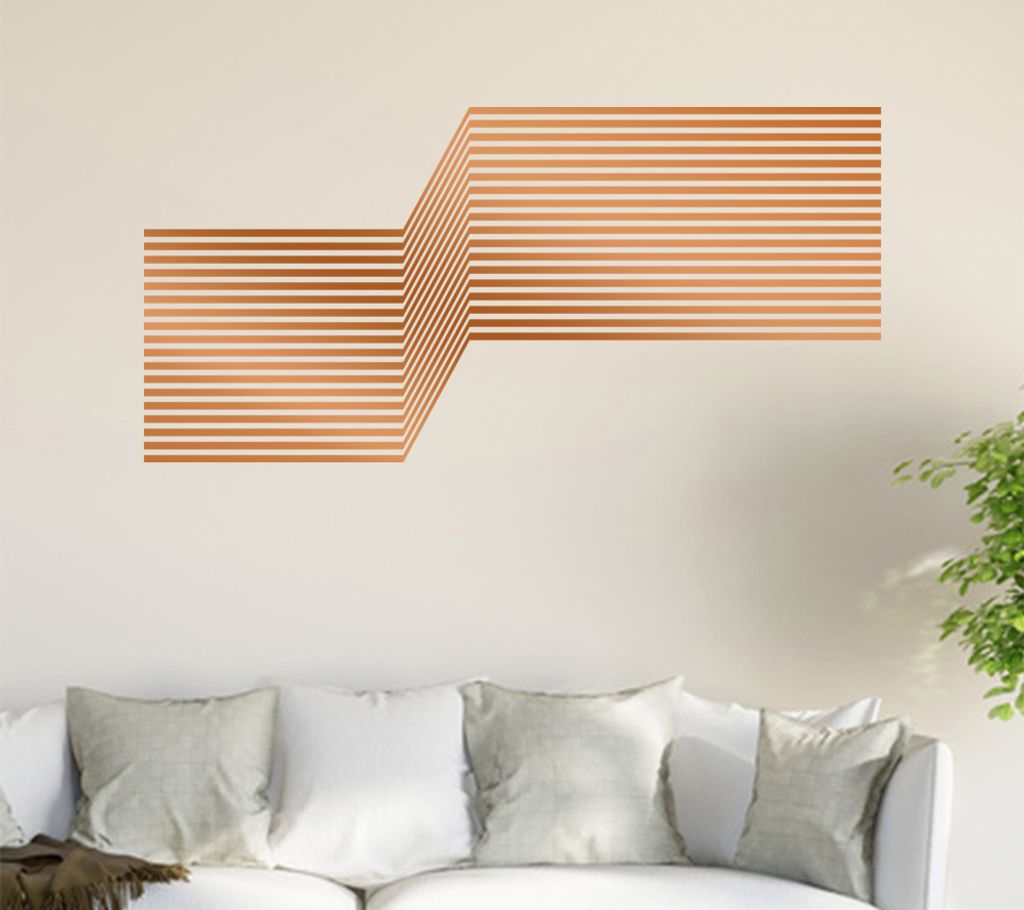 Retro Design Wandtattoo in 6 Größen - Wandaufkleber Wall Sticker - Dekoration, Küche, Wohnzimmer, Schlafzimmer, Badezimmer