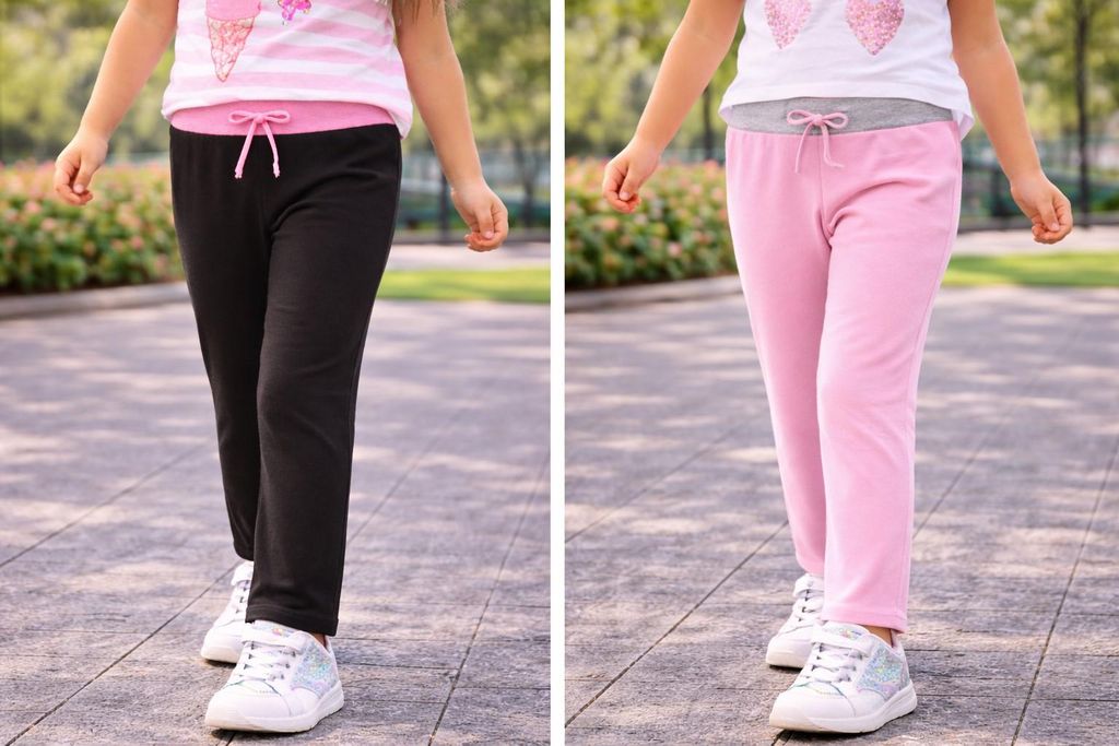 73038 Disney Mädchen Hose – Schwarz, Gr. 116 – Stylische und bequeme Hose für aktive Mädchen