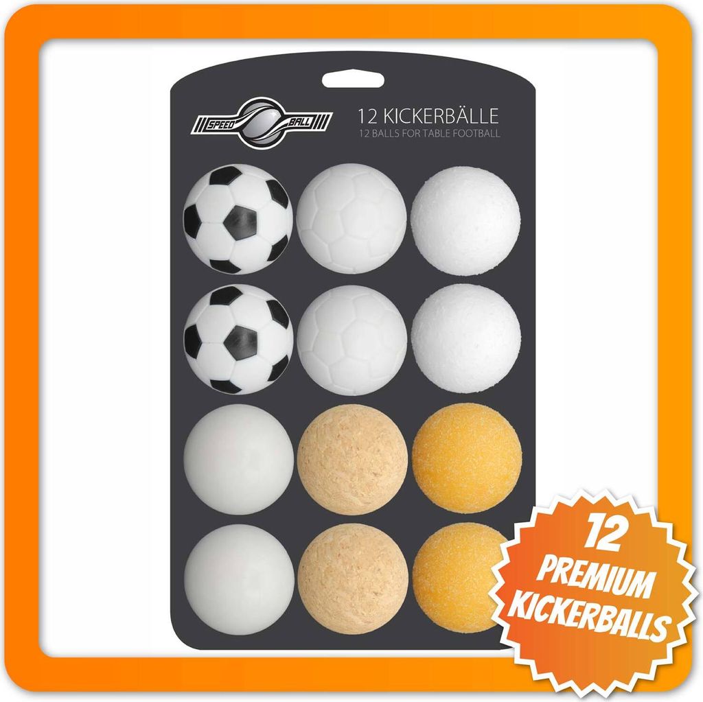 12x sada loptičiek na stolný futbal od spoločnosti Obrázok produktu 