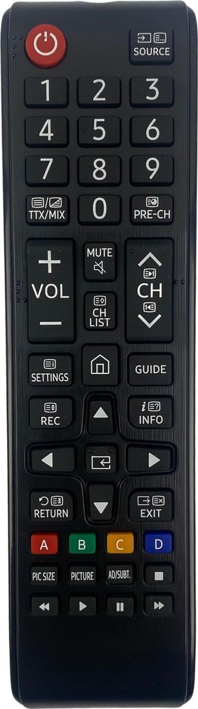 Ersatz TV Fernbedienung für Samsung UE65MU6120 Fernseher