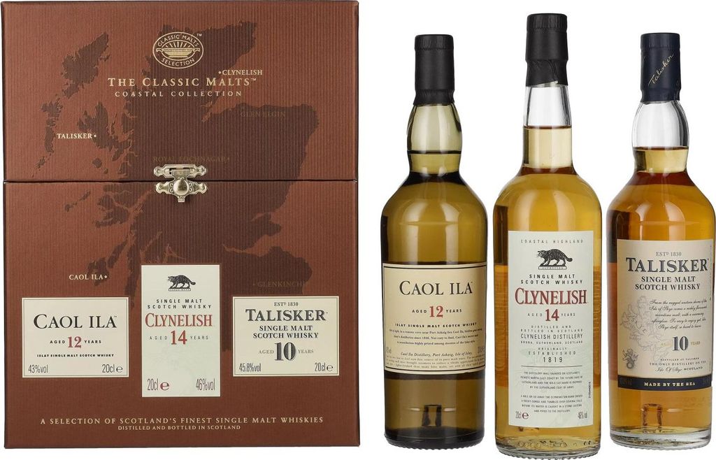 The Classic Malts Selection Collection 44,9% Vol. 3x0,2l en Image du produit 