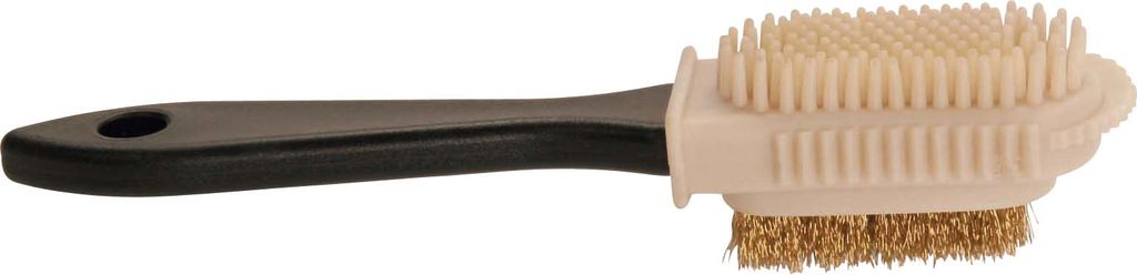 Haug Lili Wildlederbürste - Messingdraht & Kunststoffnoppen - Germany