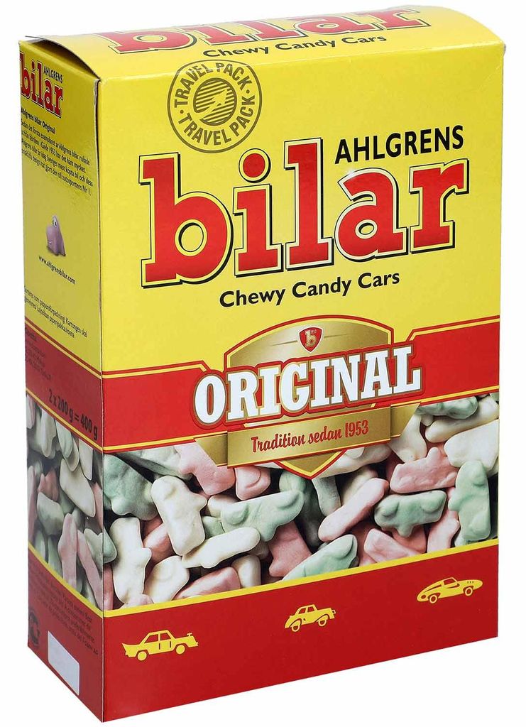 Ahlgrens Bilar Original Confezione da viaggio 400g Immagine del prodotto 
