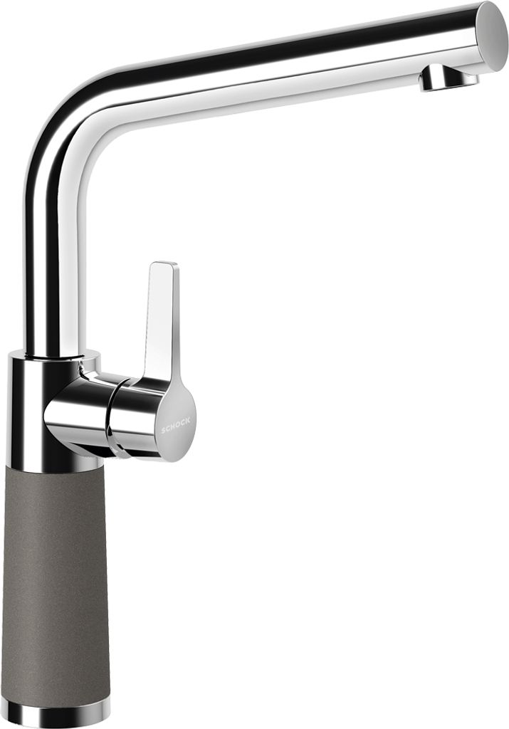 SCHOCK Armatur SC-540 in ASPHALT mit Festauslauf / CRISTALITE PLUS