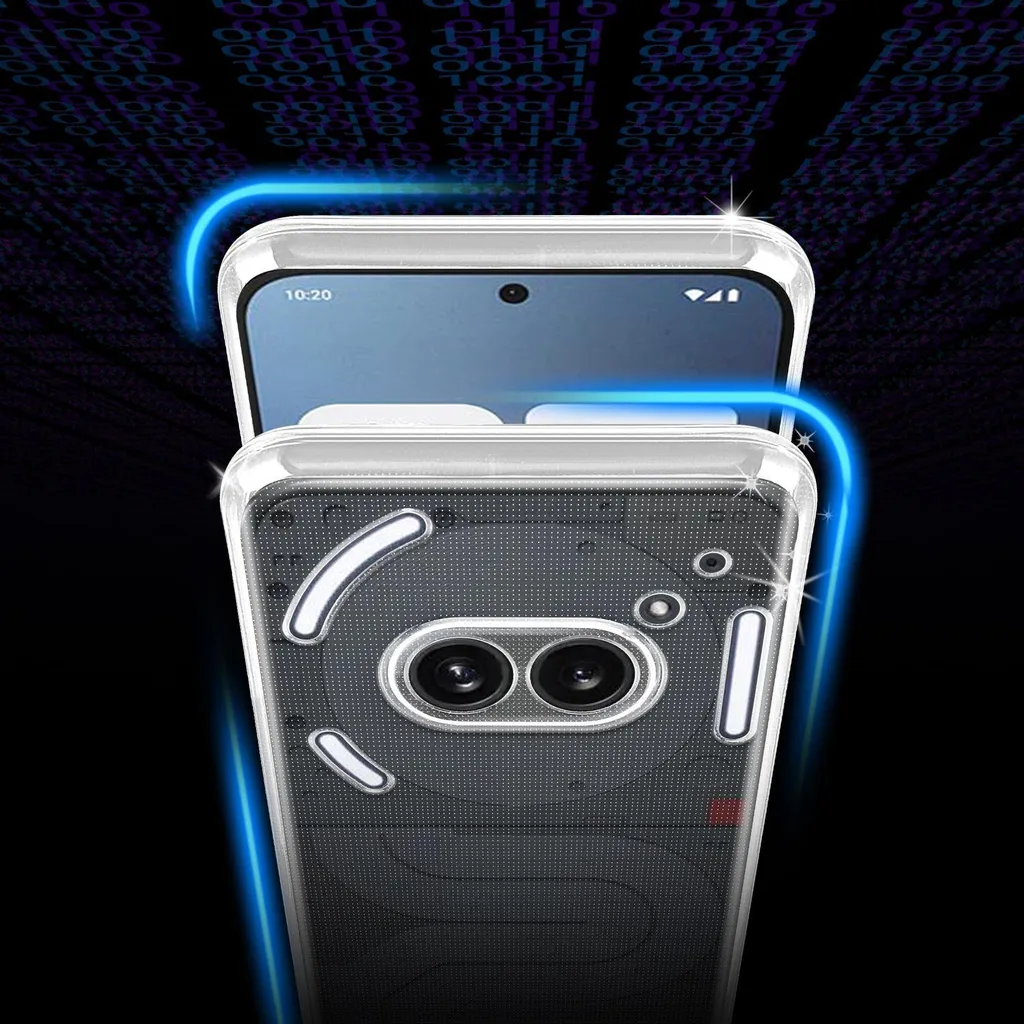 Custodia Cadorabo per il telefono Nothing Phone 2a / 2a Plus Custodia in silicone per telefoni cellulari, realizzata in [tecnologia che non ingiallisce mai], resistente ai graffi e antiurto, copertura protettiva COMPLETAMENTE TRASPARENTE - 3