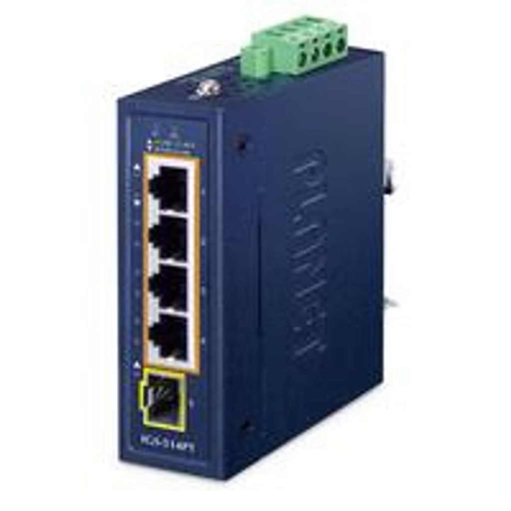 PLANET Industrial 4-Port PoE + 1-Port SFP IGS-514PT