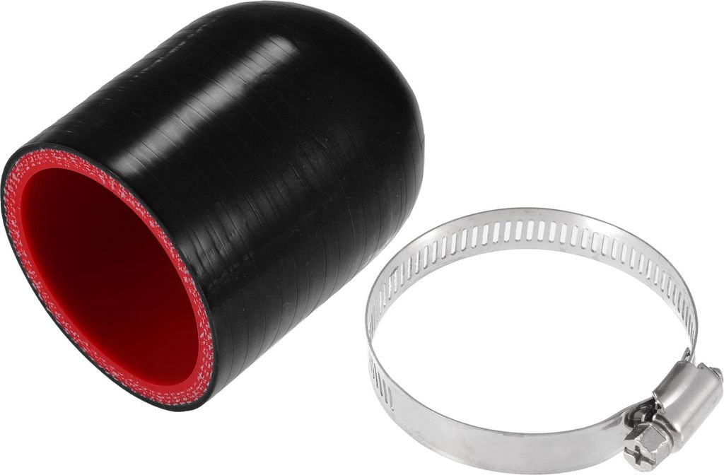 1 Satz 50mm 1,97" ID Universal Silikonschlauchkappe Ansaug-Vakuumschlauch-Endstopfen - Auto für Kühlmittel-Heizungsumleitung Vakuum-Wasseranschlu...