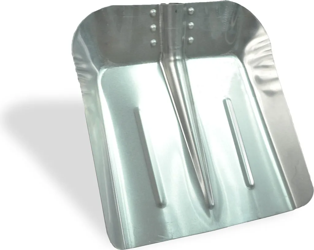 Pelle aluminium large et légère avec bordure renforcée anti-usure